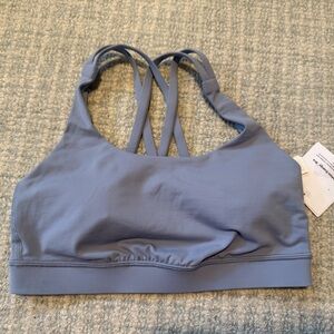 NWT- Lululemon Energy Sports Bra- Size 6- Chambray Color